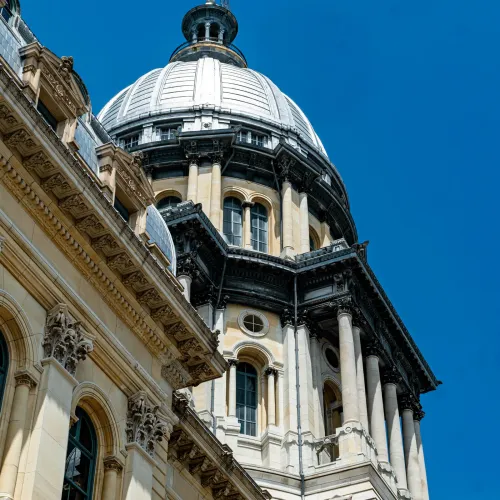 Illinois State Capitol Building Close-up