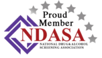 Logo reading "Proud Member National Drug and Alcohol Screening Association"
