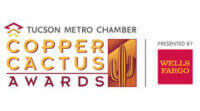Tucson Metro Chamber copper cactus award