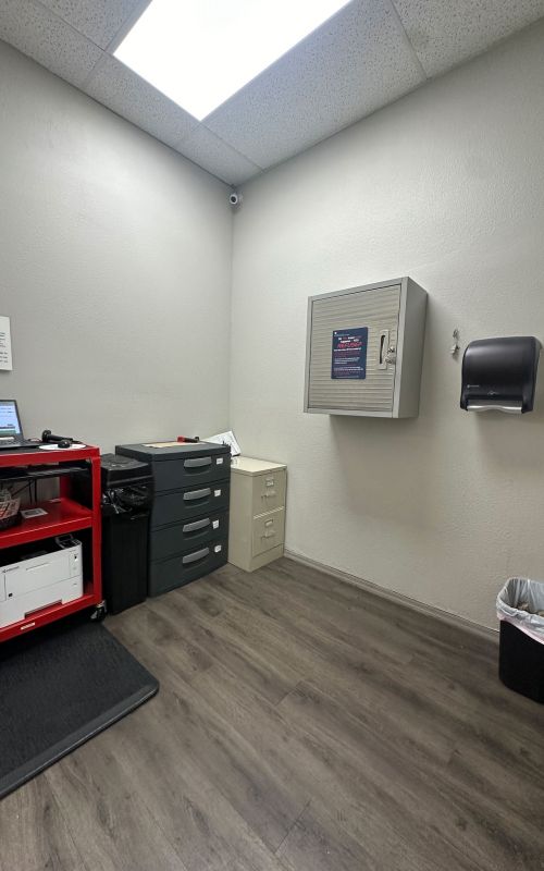 Entrance to an AZC Drug Testing clinic