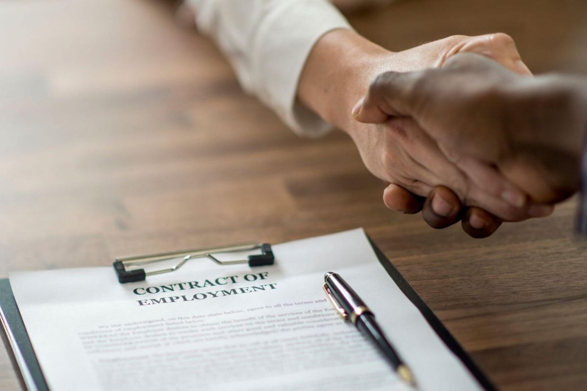 Employment contract being approved after a drug test