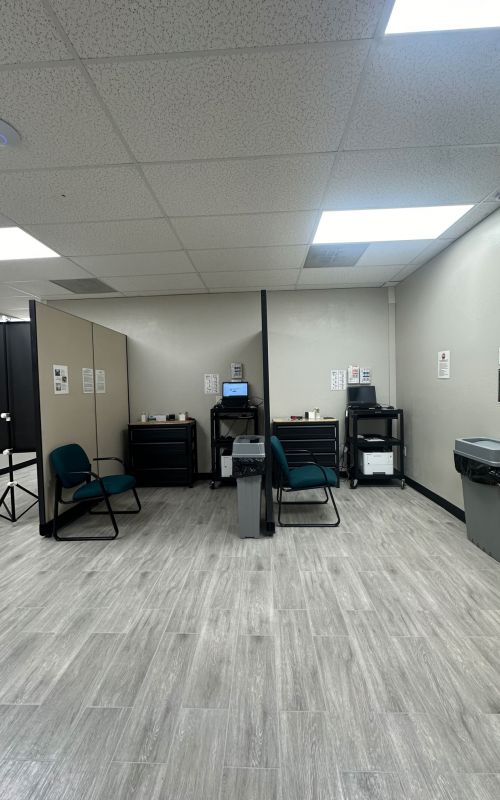 Entrance to an AZC Drug Testing clinic