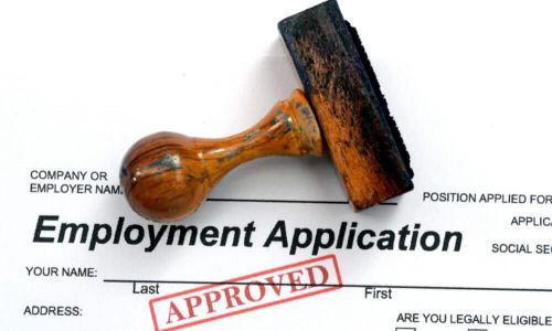 Employment application